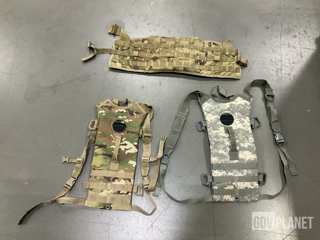 (139) Hydration System Carriers, (35) Tactical Assault Panels & (2) Waist Packs