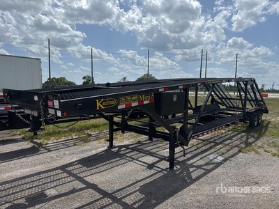 2024 Kaufman Tri/A 7 Car Open Car Carrier Trailer