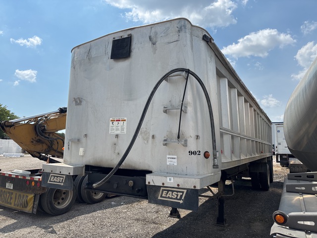 2001 Trailstar 38 ft T/A Aluminum End Dump Trailer