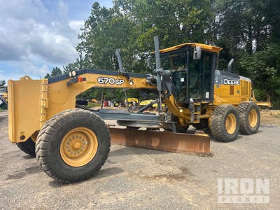 2014 John Deere 670GP IGC LPS Motor Grader