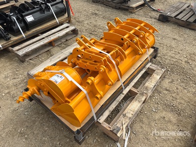 Quantity of (8) 2026 GIYI Cat 301 GYA-8 Mini Excavator Attachments (Unused)