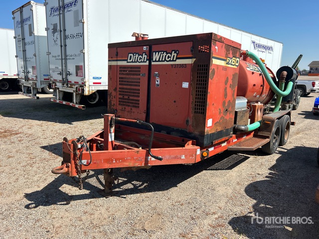 2010 Ditch Witch FX60 800 gal T/A Vacuum Excavation Unit