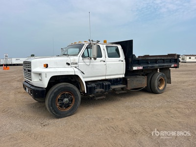 1992 Ford F-700 4x2 Crew Cab Wywrotka S/A