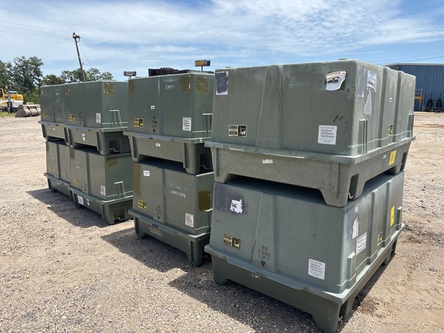(8) Plastics Research 103060-301 Shipping & Storage Containers