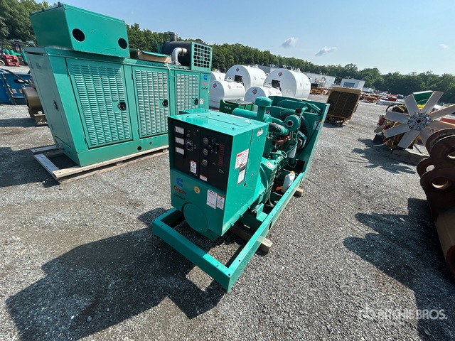 Cummins 100DGDB 125 kVA Skid-Mounted Generator Set