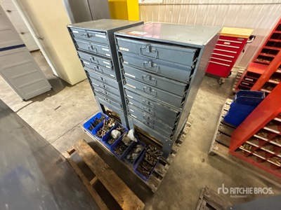 Quantity of (2) Durham MFG Parts Cabnets