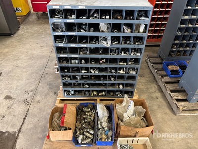 Quantity of Hydraulic Fittings & Bin
