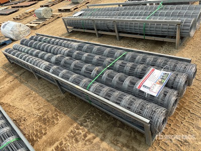 Quantity of (8) 5.9 ft x 164 ft Hot-Dip Galvanized Field Fencing