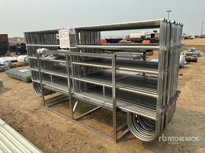 Quantity of (20) 10 ft x 5 ft Corral Livestock Panel
