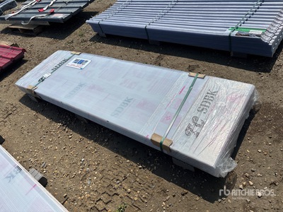 Quantity of (20) 27 in x 8 ft Clear Multi-Wall Polycarbonate Panes (Unused)