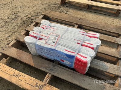 Quantity of (20) 2 in x 9.8 ft Heavy Duty Industrial Polyester Lifting Strap