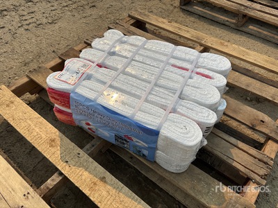 Quantity of (10) 3.9 in x 13 ft Heavy Duty Industrial Polyester Lifting Strap (Unused)
