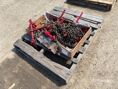 Quantity of Heavy-Duty Ratchet Load Binders and Chains Set