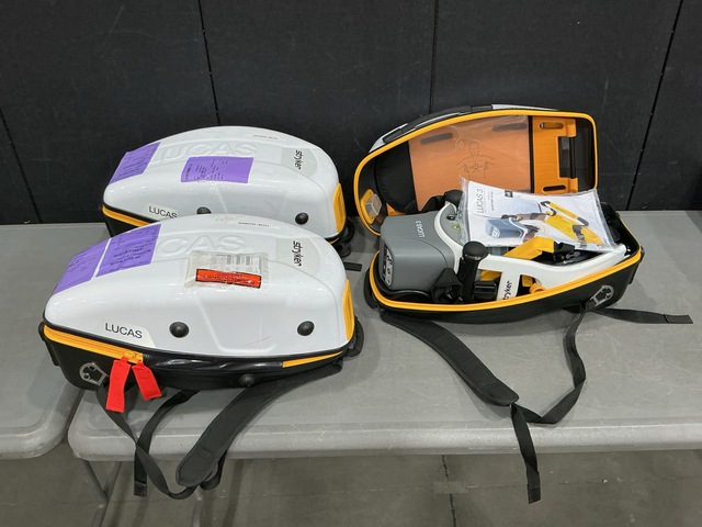 (3) Stryker Lucas 3 Chest Compression Systems
