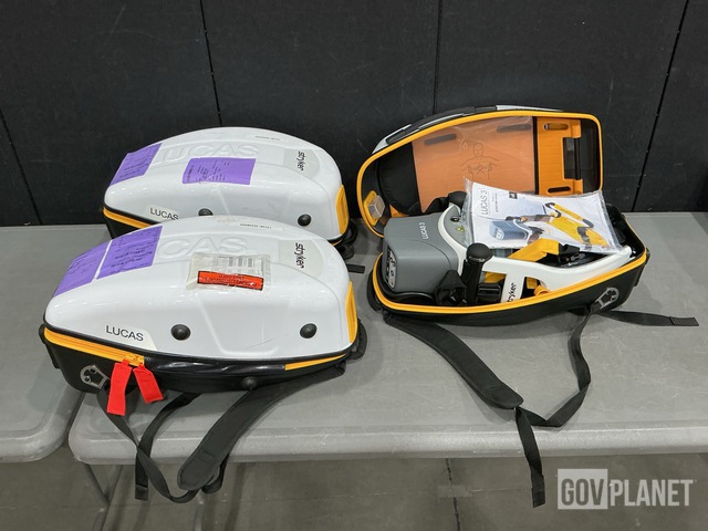 (3) Stryker Lucas 3 Chest Compression Systems