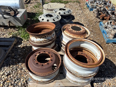 Quantity of (11) Semi Truck Rims
