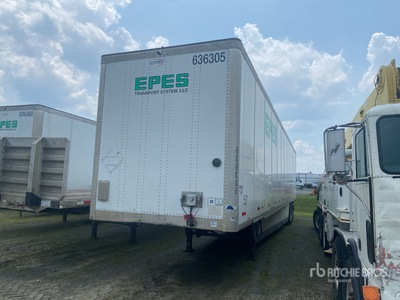 2016 Wabash 53 ft x 102 in T/A Van Trailer