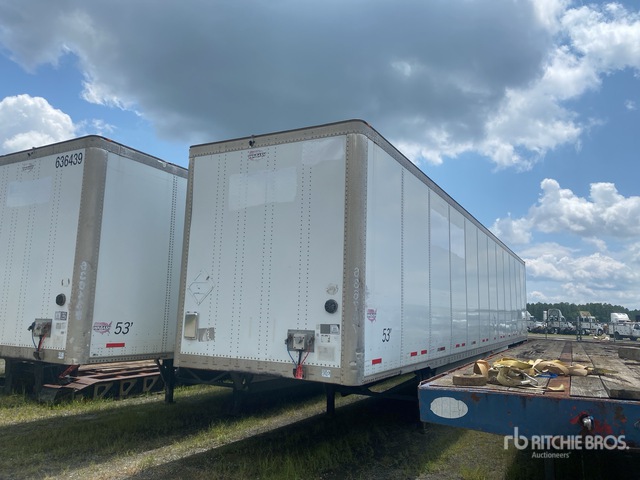 2016 Wabash 53 ft x 102 in T/A Van Trailer
