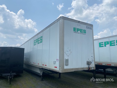 2016 Wabash 53 ft x 102 in T/A Van Trailer