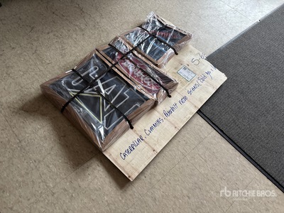 Quantity of (3) Caterpillar, Cummins, Peterbilt Neon Signs (Unused)