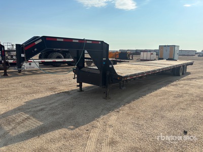 2014 PJ Trailers 40 ft T/A Gooseneck フラットベッドトレーラー