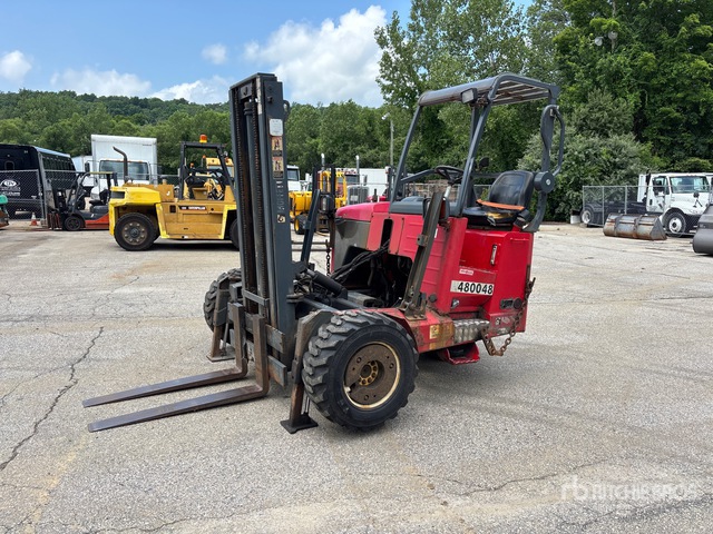 2008 Moffett M55.4 5500 lb 3x3 Truck Mounted Forklift
