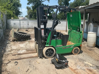 2022 Mitsubishi FBC25N 4450 lb Electric Forklift (Inoperable)