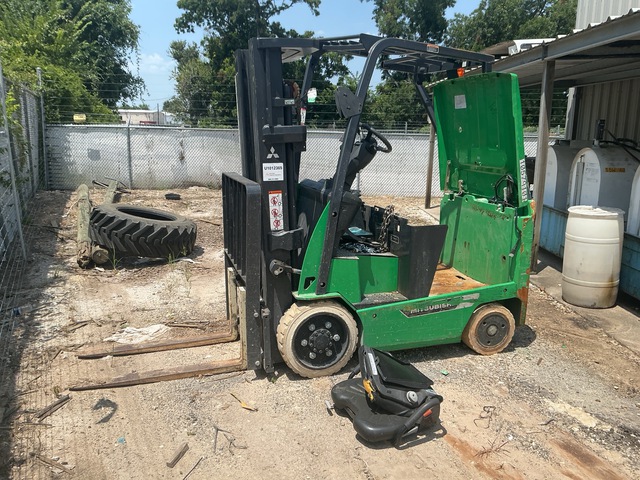 2022 Mitsubishi FBC25N 4450 lb Electric Forklift (Inoperable)