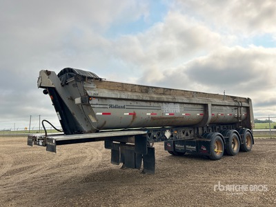 2007 Midland SL3000 36 ft Tri/A End Dump Trailer