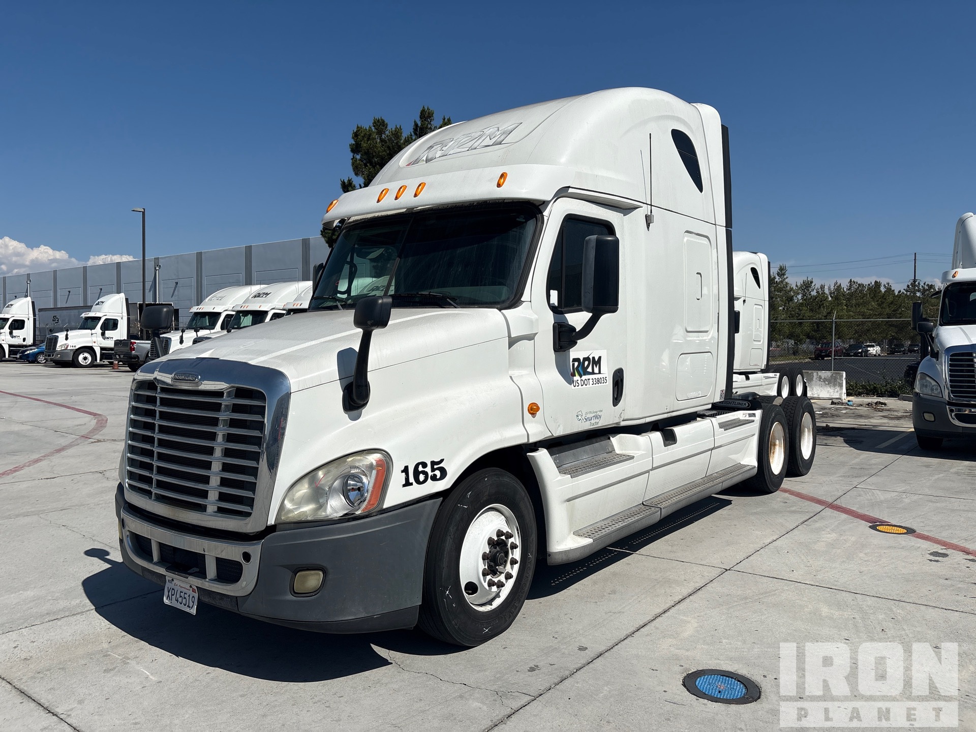 2013 Freightliner Cascadia 125SLP 6x4 Tri/A Sleeper Truck Tractor