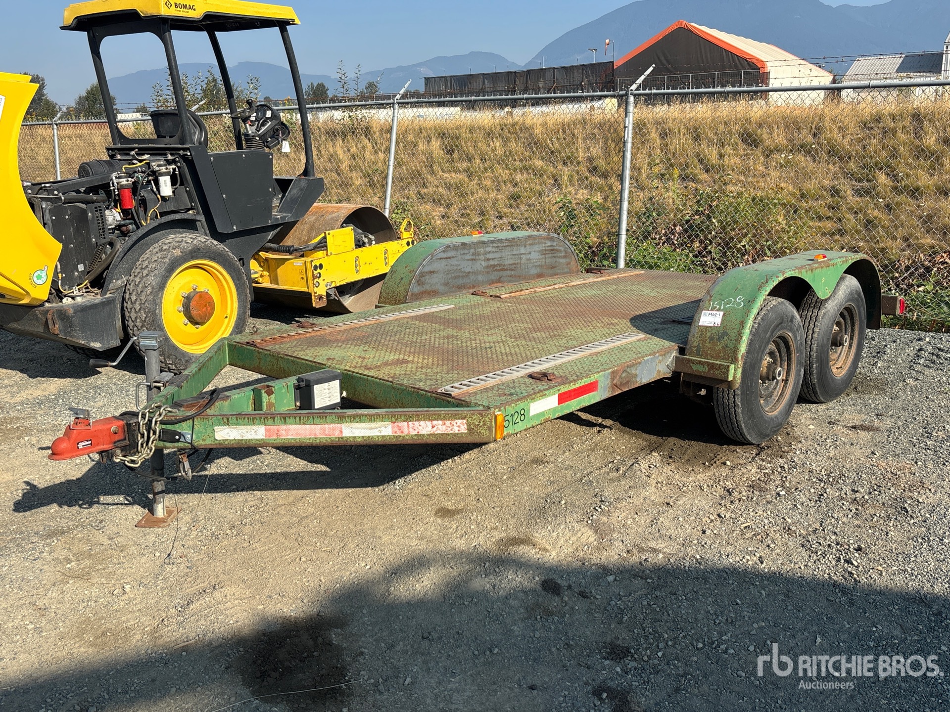 1991 Ubilt 20 ft T/A Flatbed Trailer