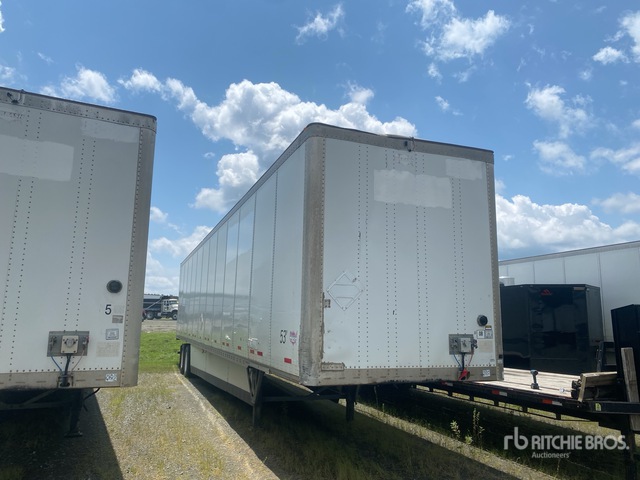 2016 Wabash 53 ft x 102 in T/A Van Trailer