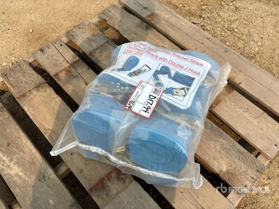 Quantity of (10) 2.4 in x 33 ft Heavy Duty Ratchet Straps