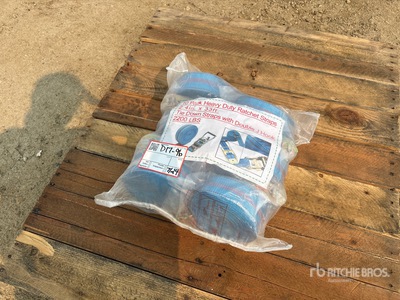 Quantity of (10) 2.4 in x 33 ft Heavy Duty Ratchet Straps