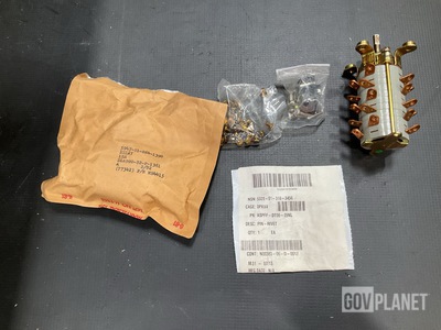 (1) Rotary Switch, (6) Pin-Rivets, (2) Electromagnetic Relays & Assorted Items