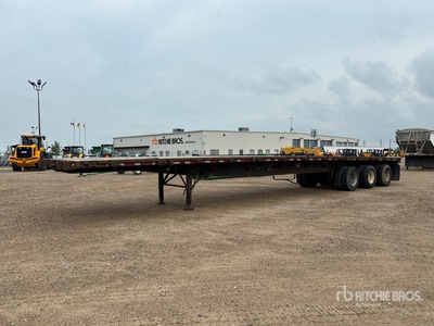 2011 Great Dane 53 ft Tri/A Flatbed Trailer