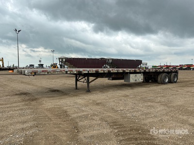 2009 Wilson 48 ft T/A Flatbed Trailer
