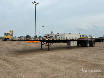 2009 Wilson 48 ft T/A Flatbed Trailer