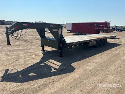 2025 Load Trail 30 ft Tri/A Gooseneck ロールバックトレーラー (Unused)
