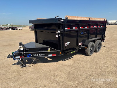 2025 Load Trail 14 ft T/A Dump Utility Trailer (Unused)
