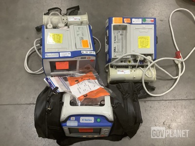 (3) Assorted Zoll Defibrillators