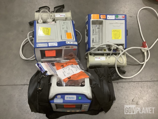 (3) Assorted Zoll Defibrillators