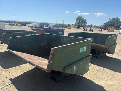 Quantity of (2) 5 ft 7 in Self-Dumping Hopper