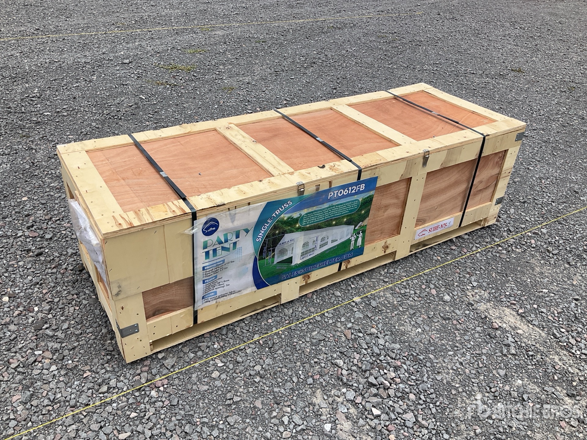 2026 Suihe PT0612FB 40 ft x 20 ft Carpa Comercial para Eventos (Sin Usar) / Commercial Party Tent (Unused)