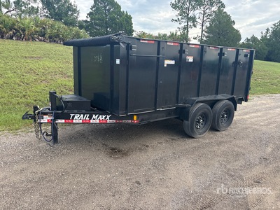 2025 Trail Maxx DT27 14 ft T/A Remorque à Benne Utilitaire