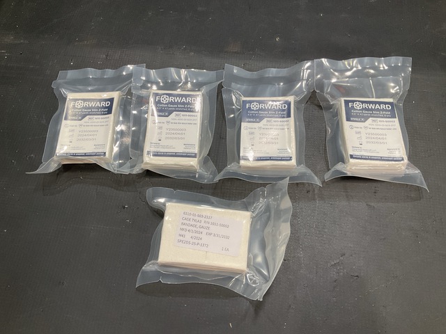 (1,880) Yards of Synchronis Medical 1011-50002 Forward Cotton Gauze