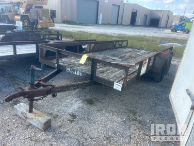 2001 TOM's 16 ft T/A Utility Trailer
