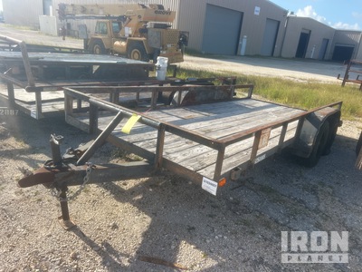 1986 HOOT 16 ft T/A Utility Trailer