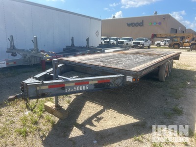 2006 BIGT 20 ft T/A Flatbed Trailer