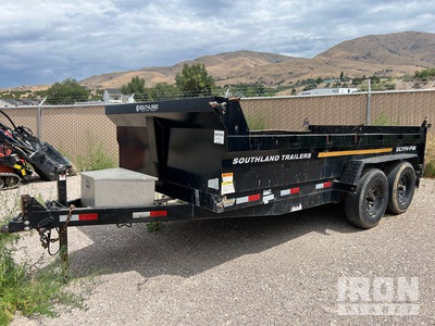 2024 Southland 14 ft T/A Dump Utility Trailer